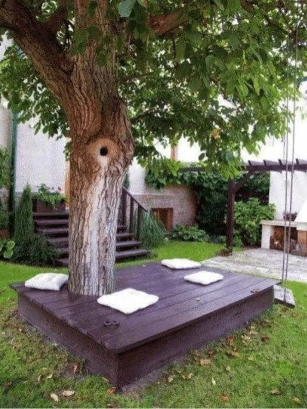 backyard sitting space Make a beautiful backyard sitting space to Bring your Space Together in a Satisfying Way