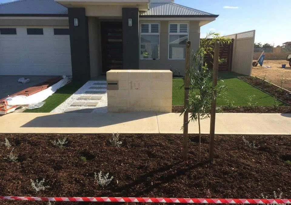 Manicured green lawn in front of a Perth home, adding resale value