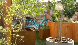 Multiple planter boxes for gardening