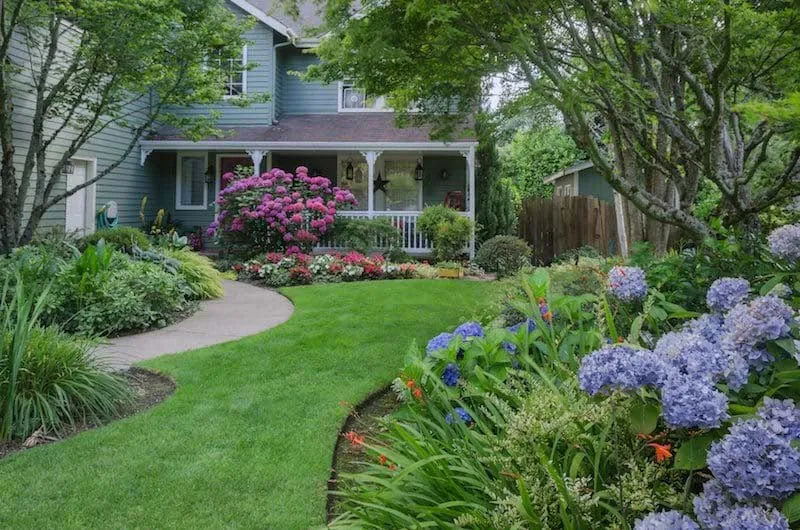 Manicured Perth garden after professional landscape services