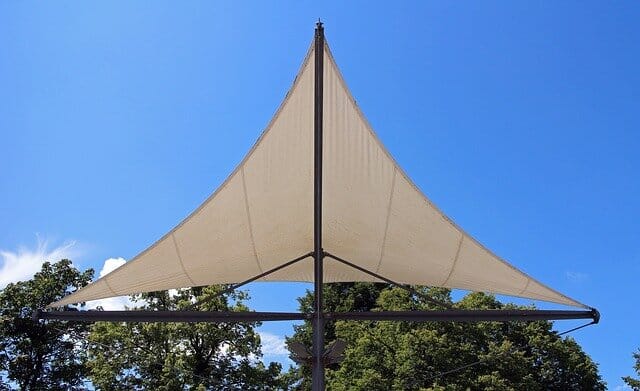 Shade sail Perth patio and outdoor areas