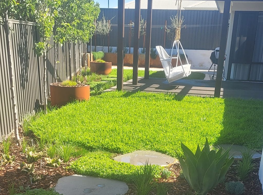new back garden landscaping project